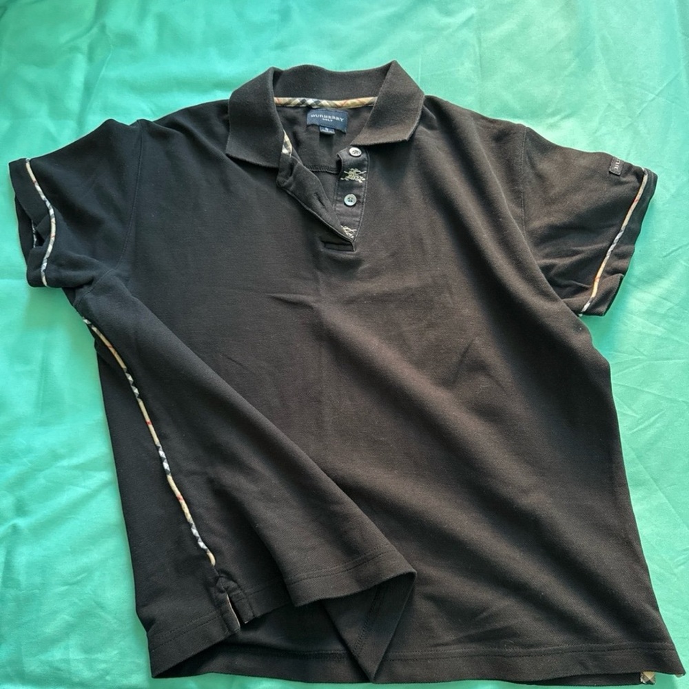Women’s Burberry golf black Polo small